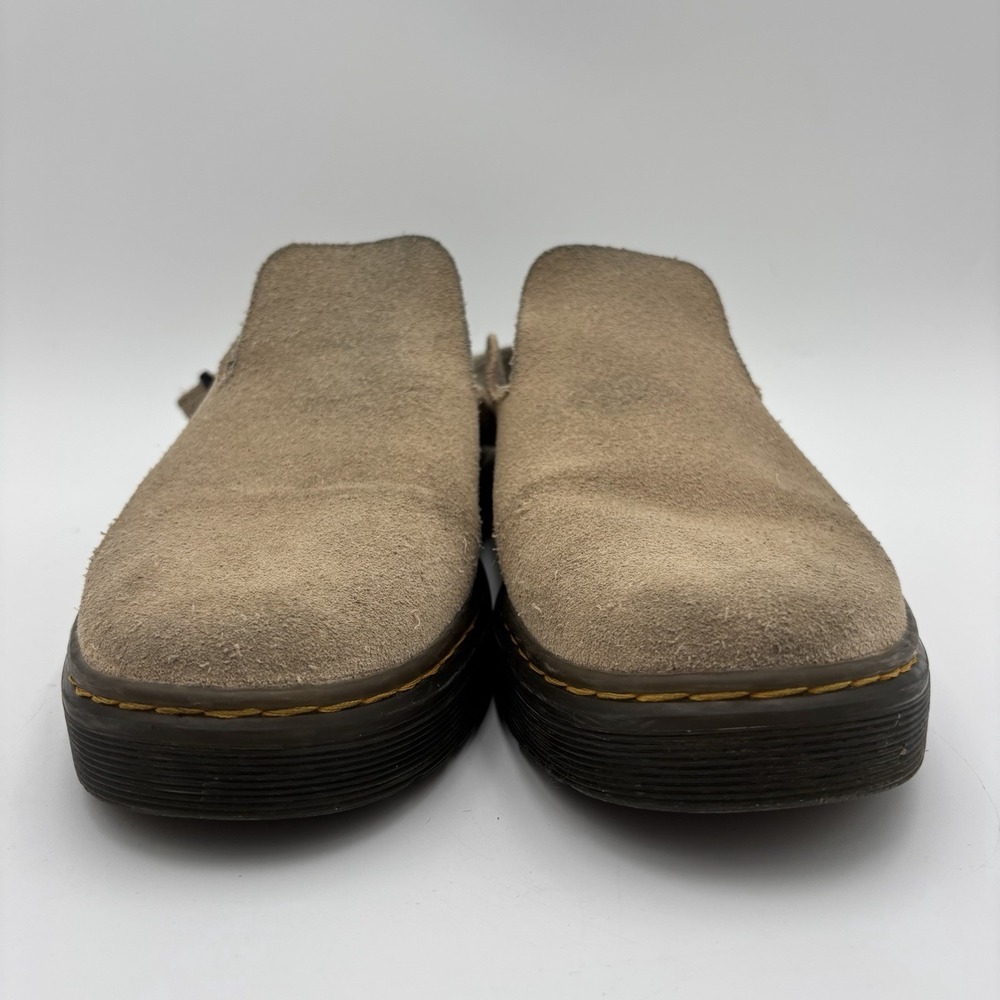 Dr Martens Carlson Savannah Tan Sandals Suede Slingback Mules Women's Size 10 - Picture 3 of 9